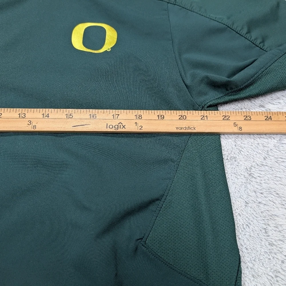 Nike Jacket Mens M Green Oregon Ducks Coach Pullover Performance Football